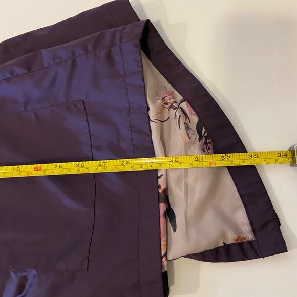 Time and Tru Women’s Hooded Utility Rain Jacket – Purple (Size M 8–10) - Picture 7 of 10